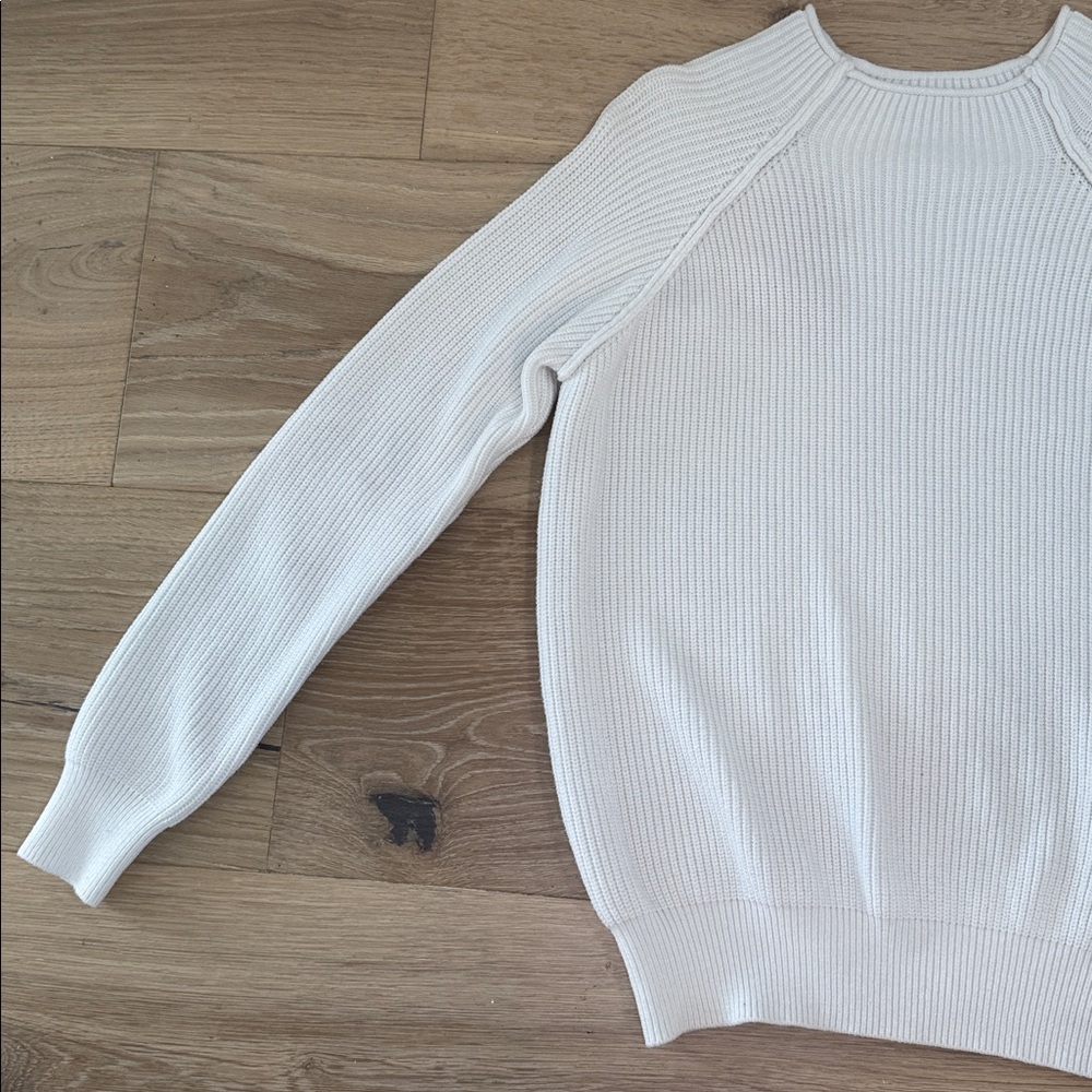 Lascana Elbow Heart Sweater, creamy white, size 8/10 - Picture 4 of 13